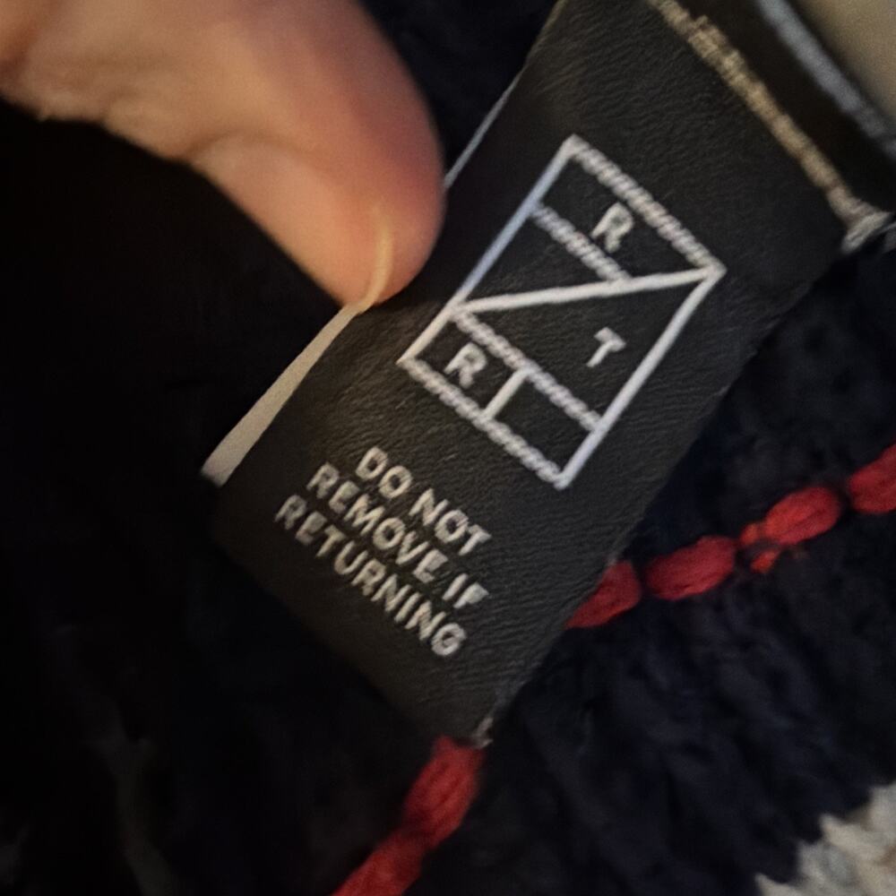 The Great THE SAILBOAT LODGE CARDIGAN Navy Blur Knit Sz 2 (medium) NWOT $450 - Picture 9 of 10
